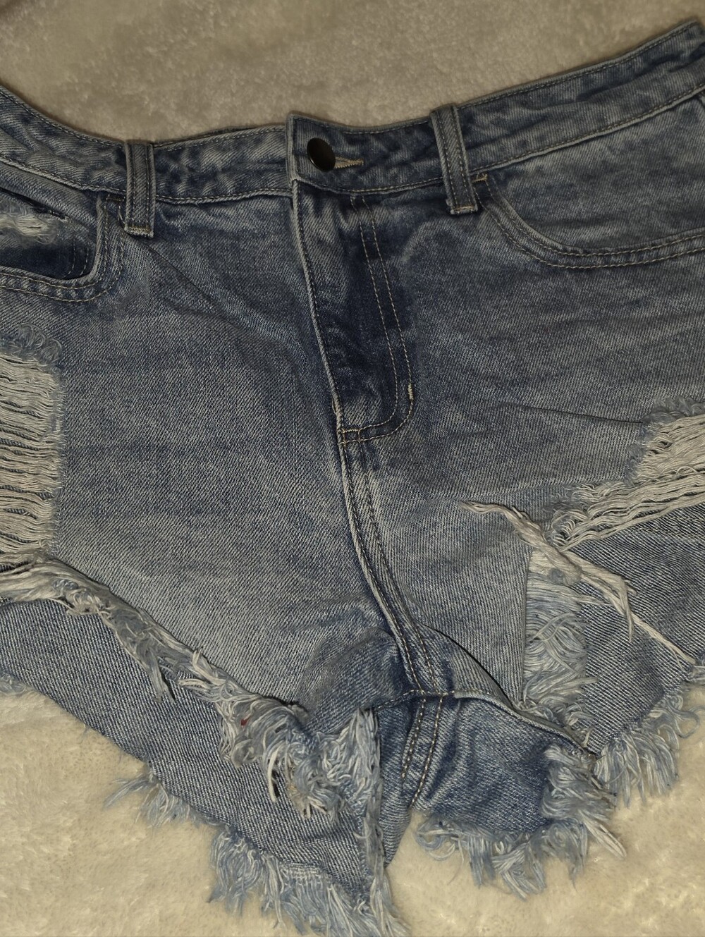 Fashion Nova Medium Wash Blue Denim Jeans